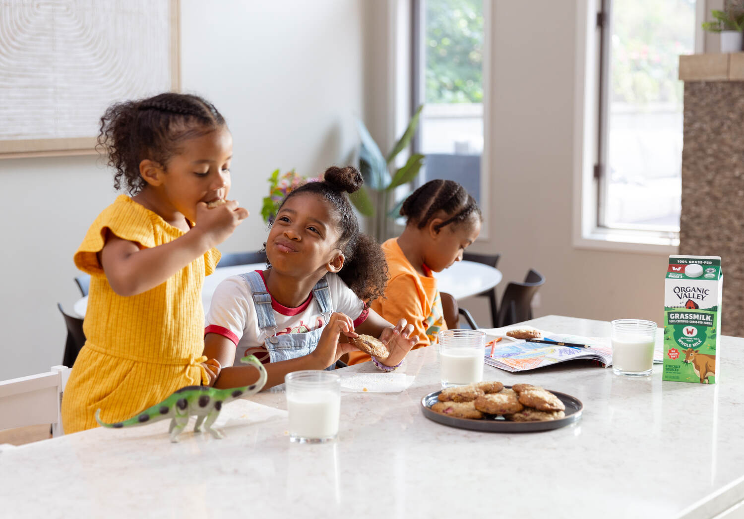 Kids at the counter