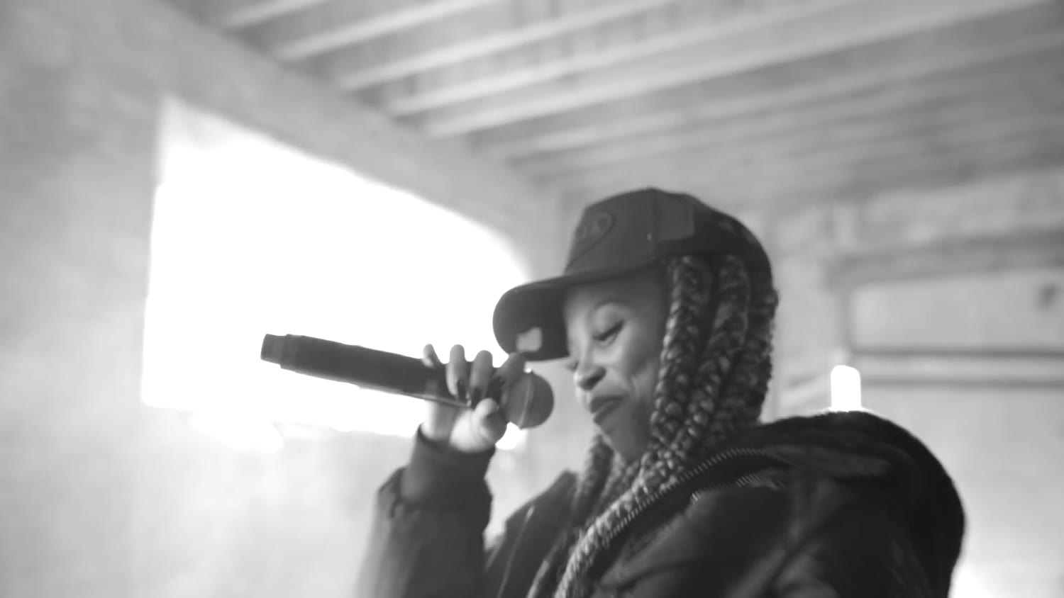 On the mic