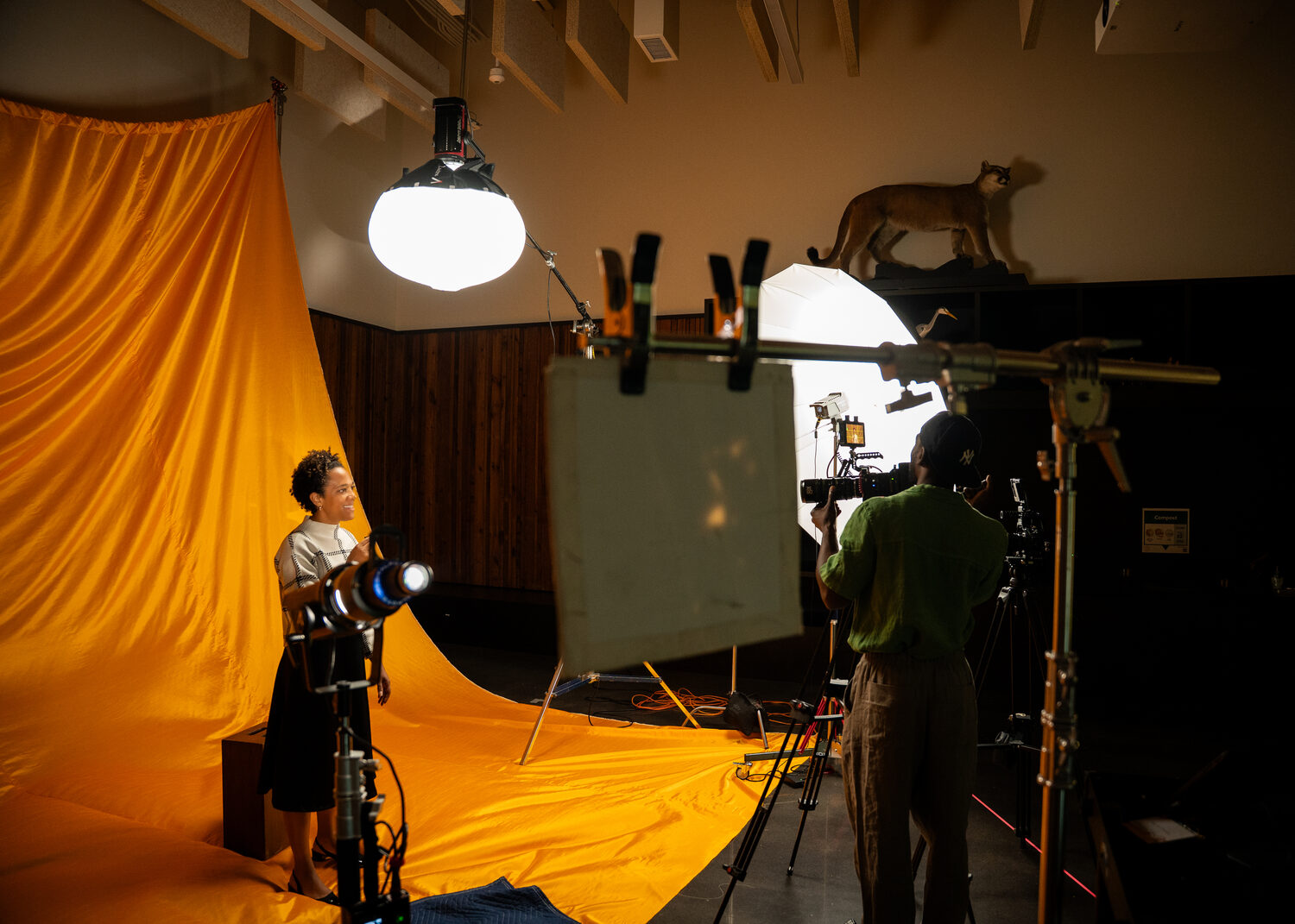 The studio, built on site